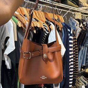 Coach Tan Hadley Shoulder Bag